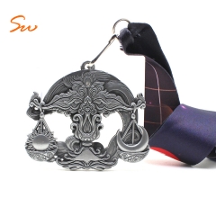 Custom 3D Design High Quality Zinc Alloy Libra Medal