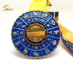 Custom Metal Logo Souvenir 12 Constellations Award Medal