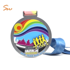 Customized Honor Sliding Medal With Ribbon