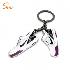 Wholesale Custom Logo Shoes Metal Key Chains High Quality AJ Keyrings