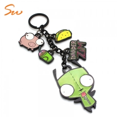 Custom Anime Metal Keyholder Alloy Keychains