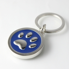 Custom Design Metal Round Keychain