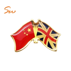 Custom Country Flag Lapel Pin Badges