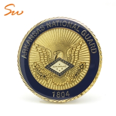 Promotional Gifts Custom Design Metal Enamel Souvenir Challenge Coin