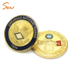 Promotional Gifts Custom Design Metal Enamel Souvenir Challenge Coin