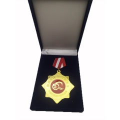 Custom Design Enamel Pin Star Badge Of Honor