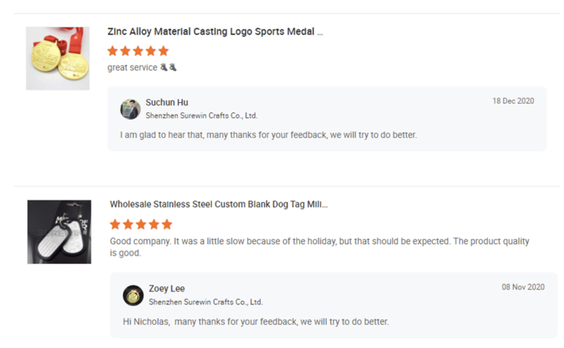 customers reviews for surewin crafts