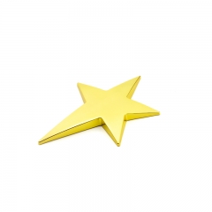 custom gold silver star trophy award