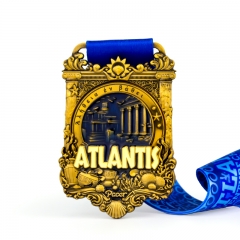 Medal Manufacturer Custom Personalized Design Virtual Challenge Run Trail Race Medal